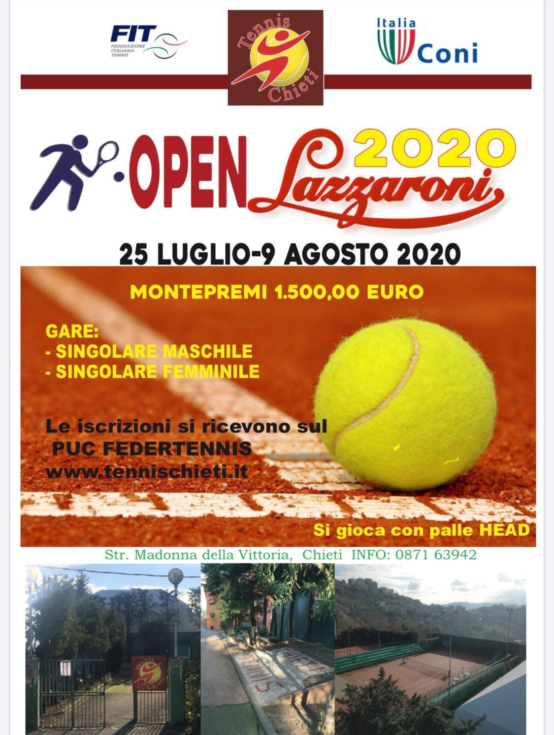 Open Lazzaroni 2020