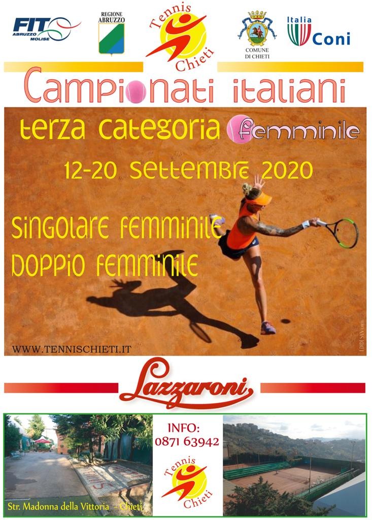 CAMPIONATI ITALIANI DI TERZA CATEGORIA FEMMINILI